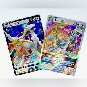 Arceus VSTAR + Arceus V SWSH306 SWSH307 Pokemon TCG